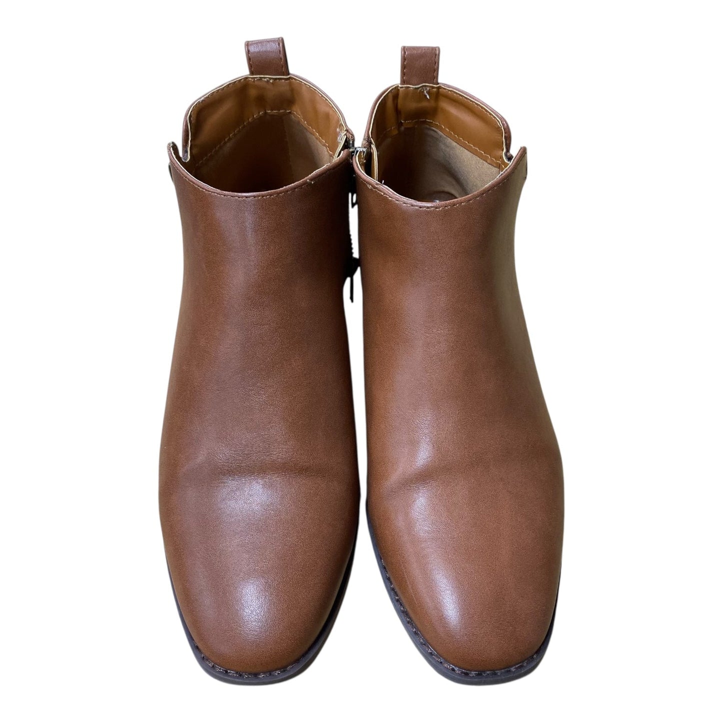 Boots Ankle Flats By Madden Girl In Tan, Size:8