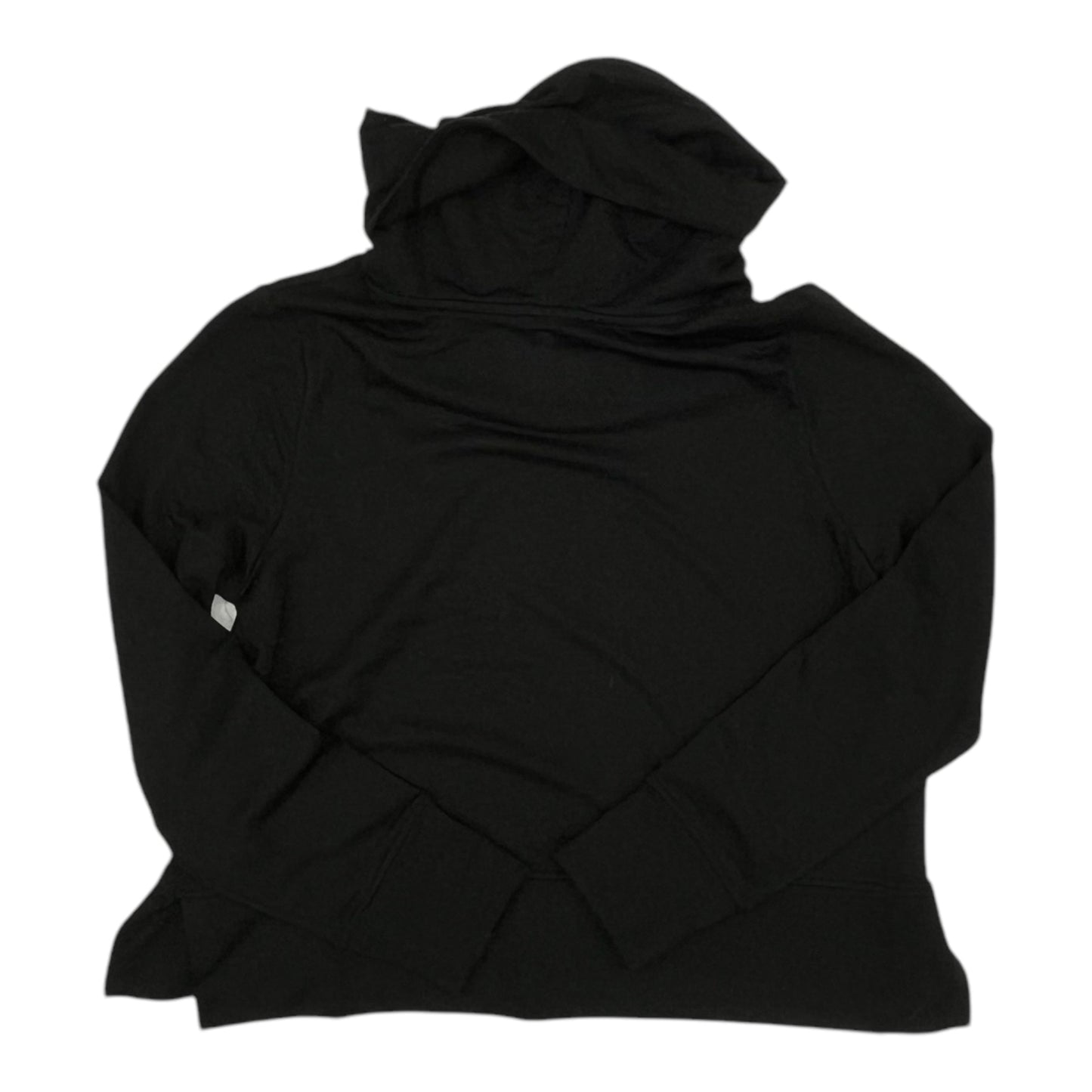 Athletic Top Ls Collar By Yogalicious In Black, Size:M