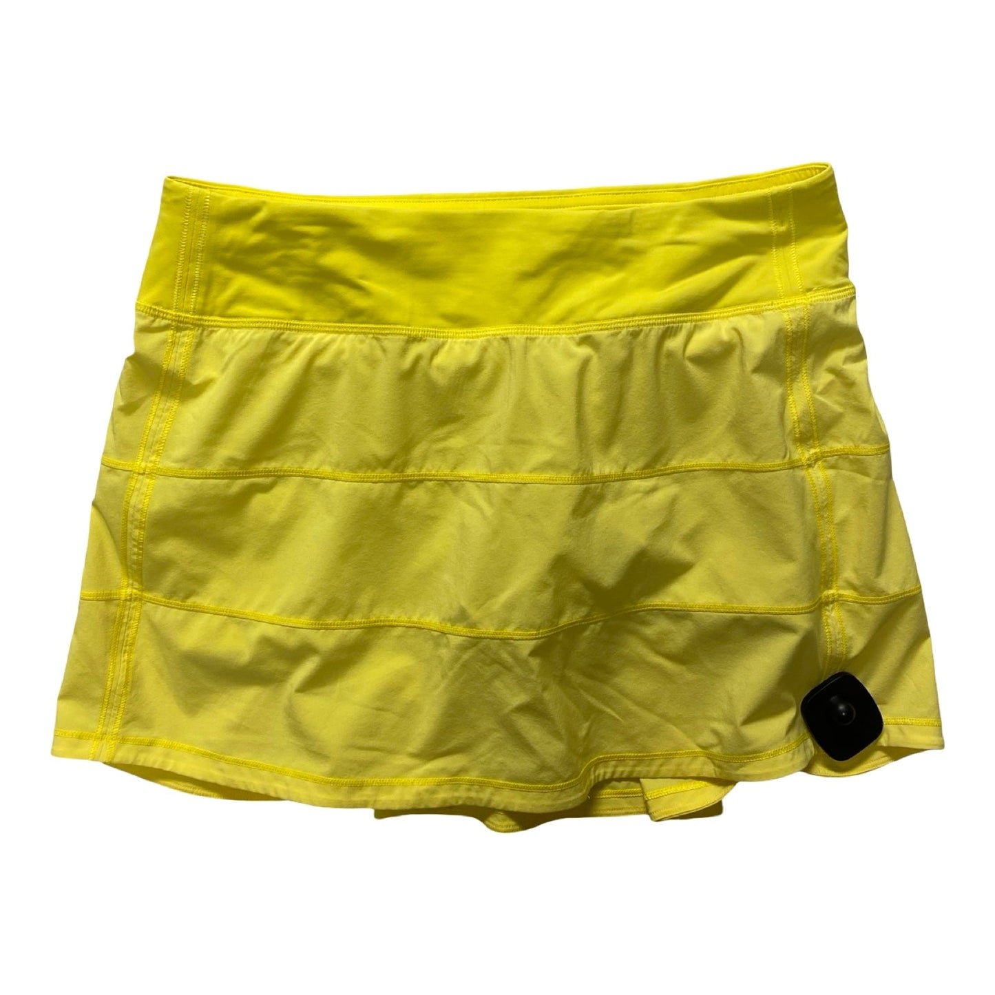 Athletic Skort By Lululemon In Yellow, Size:6
