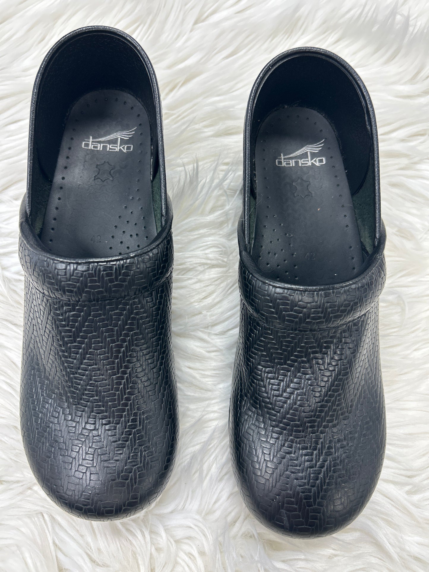 Shoes Heels Block By Dansko In Black, Size:11