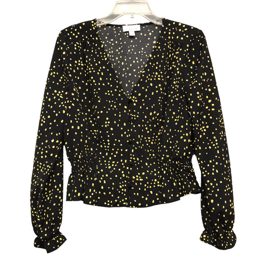 Top Ls By Top Shop In Black & Gold, Size:S