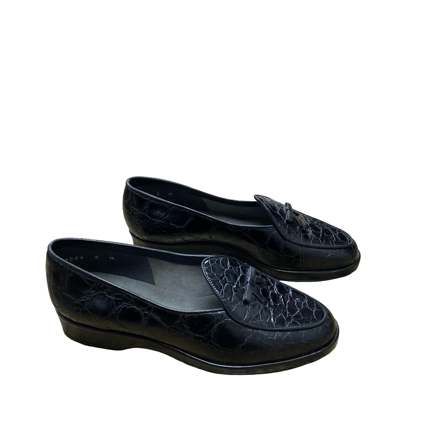 Shoes Flats By Stuart Weitzman In Black, Size:5