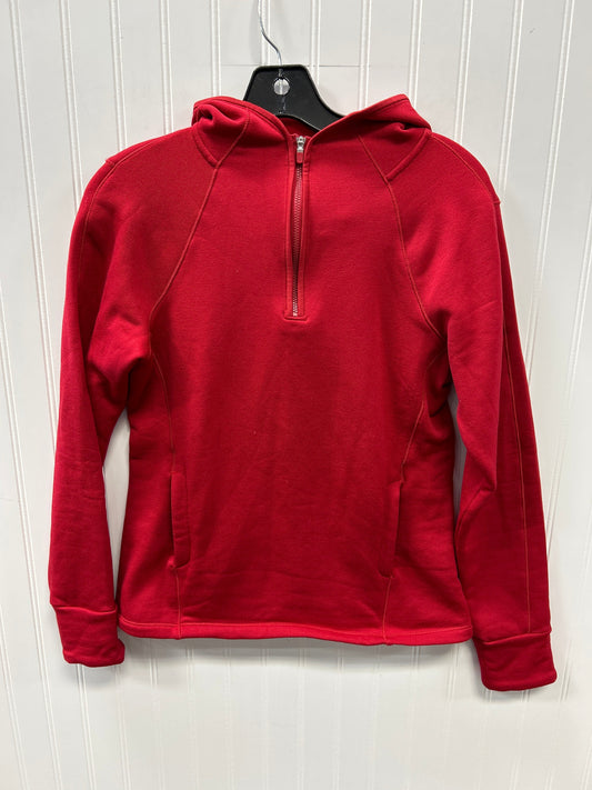 Athletic Top Ls Hoodie By Athleta In Red, Size:S