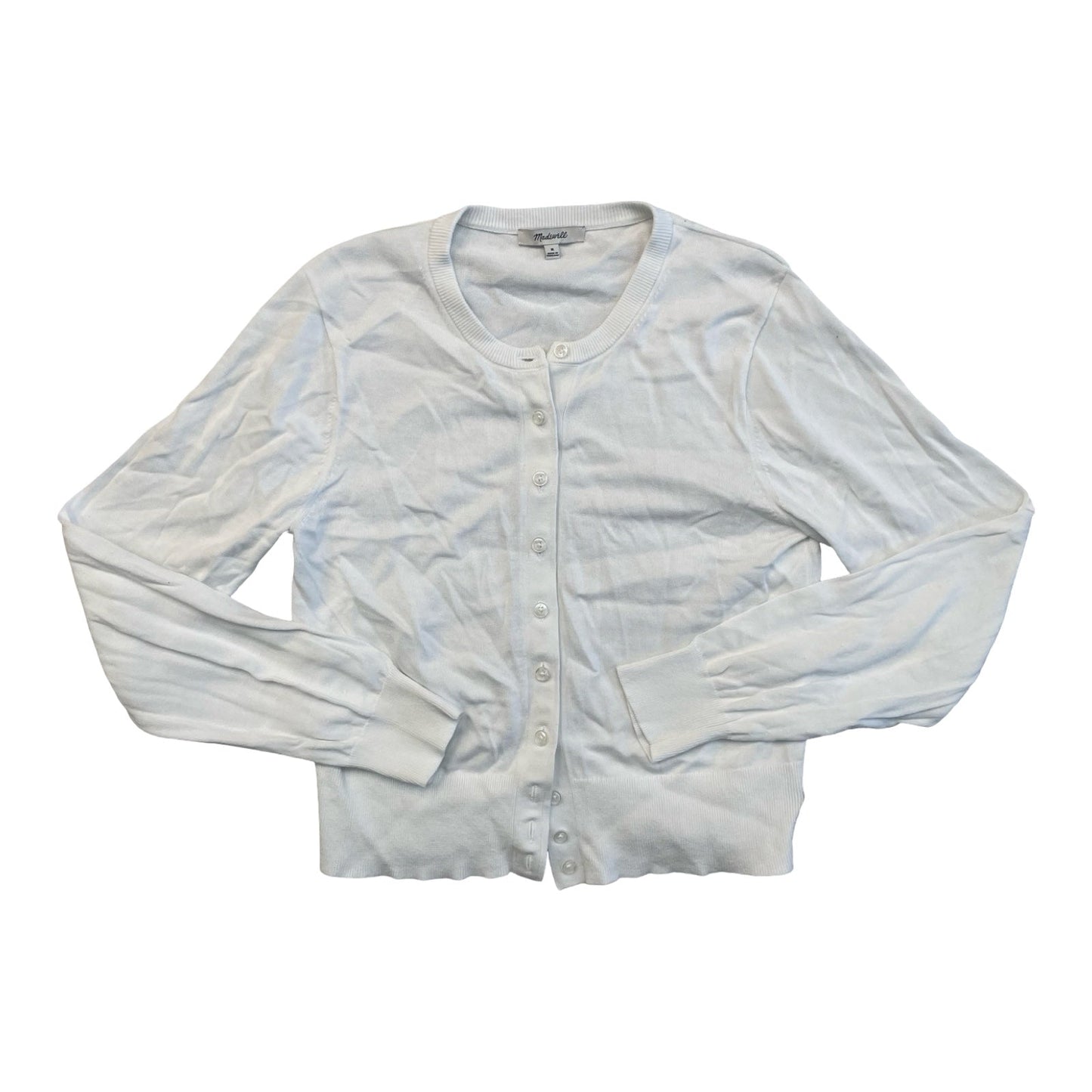 Sweater Cardigan By Madewell In White, Size:M