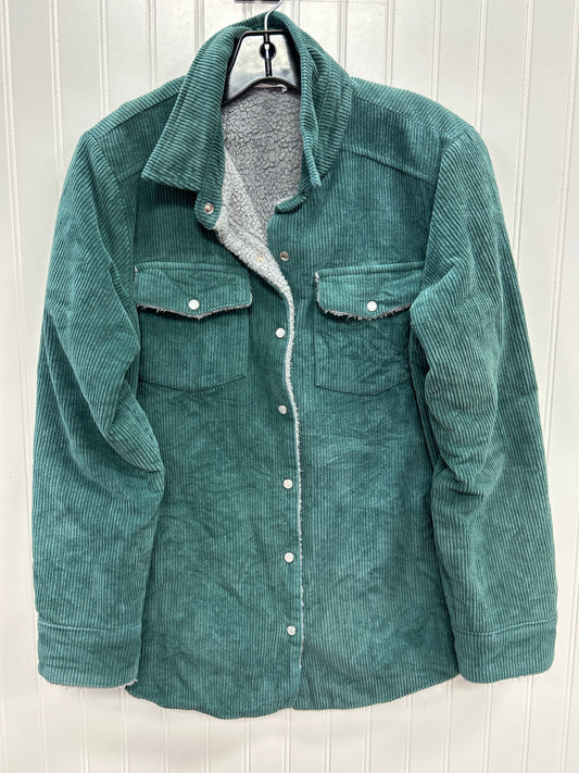 Jacket Fleece By Bluivy In Green, Size:Xl