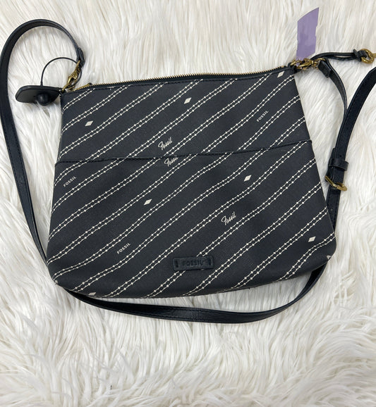 Crossbody By Fossil In Black, Size:Medium