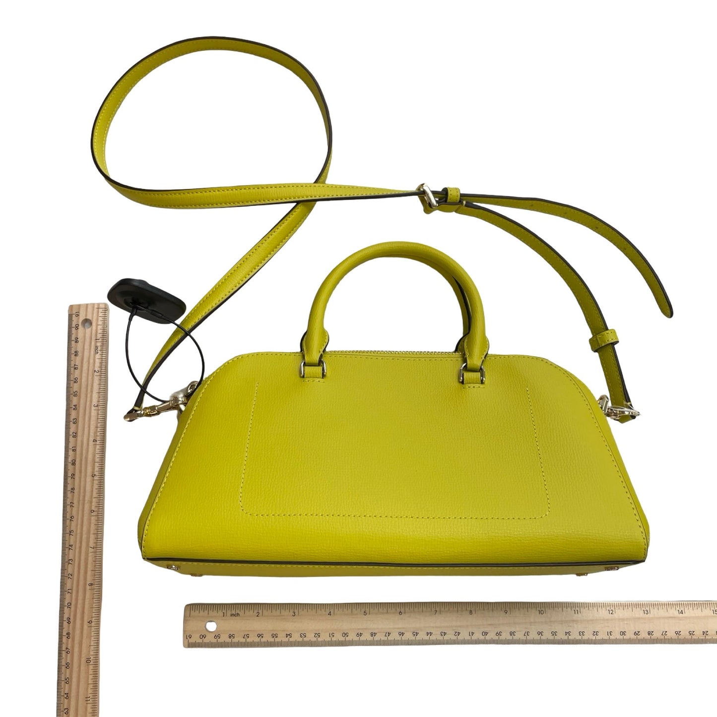 Handbag Designer By Kate Spade In Yellow, Size:Medium