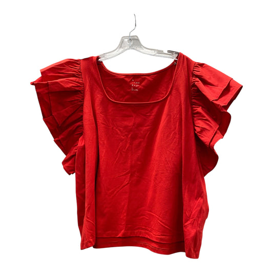 Top Ss By A New Day In Red, Size:2X