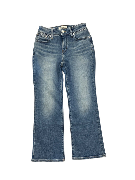 Jeans Flared By Madewell In Blue Denim, Size:2P