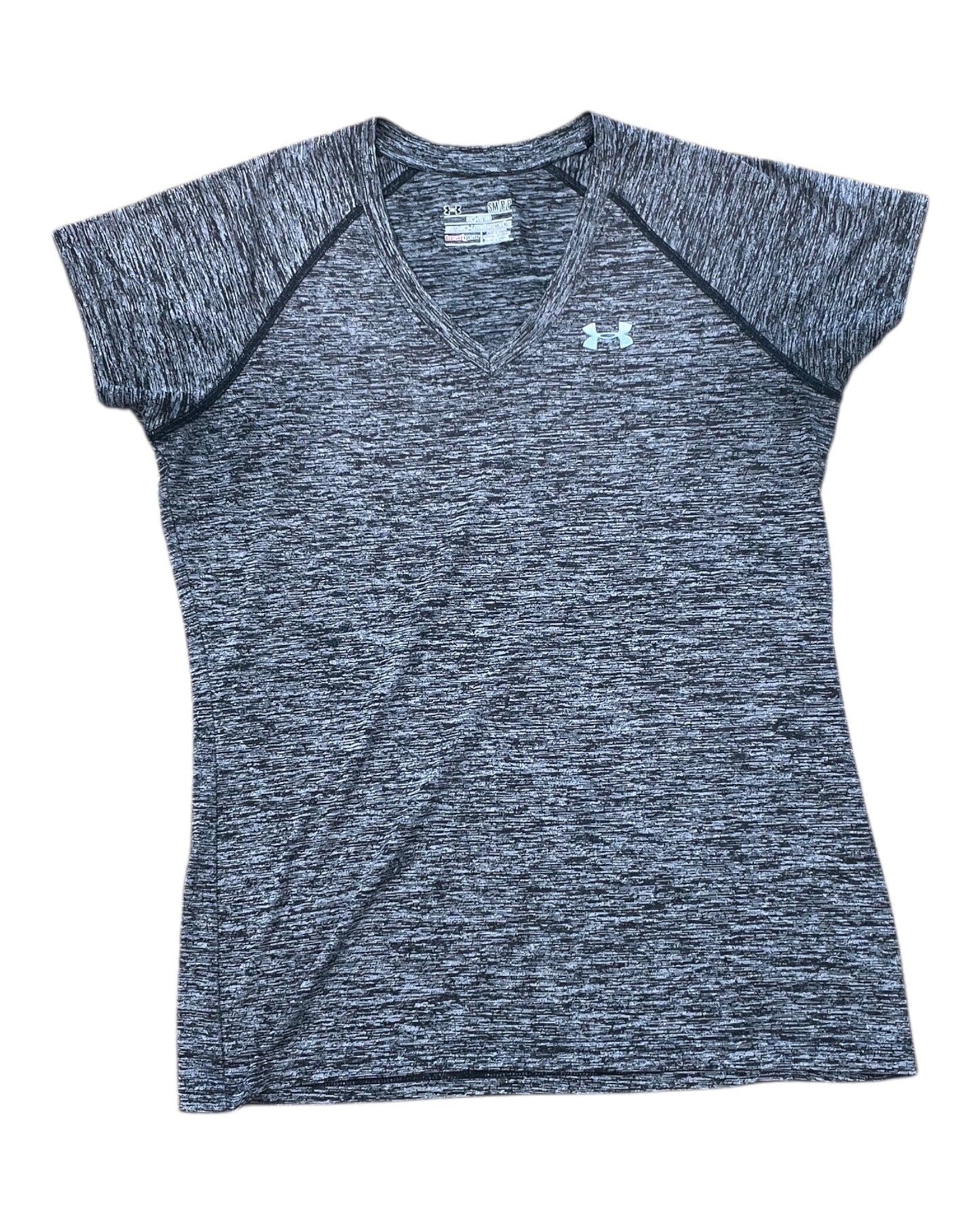 Athletic Top Ss By Under Armour In Grey, Size:S