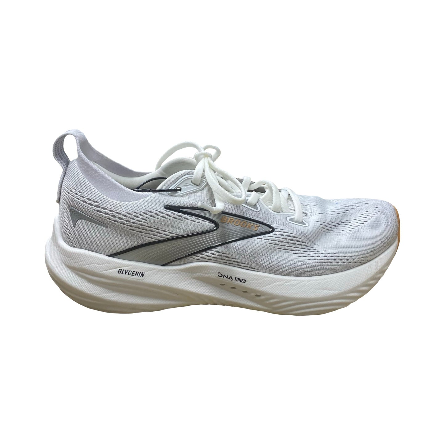 Shoes Athletic By Brooks In Grey & White, Size:9