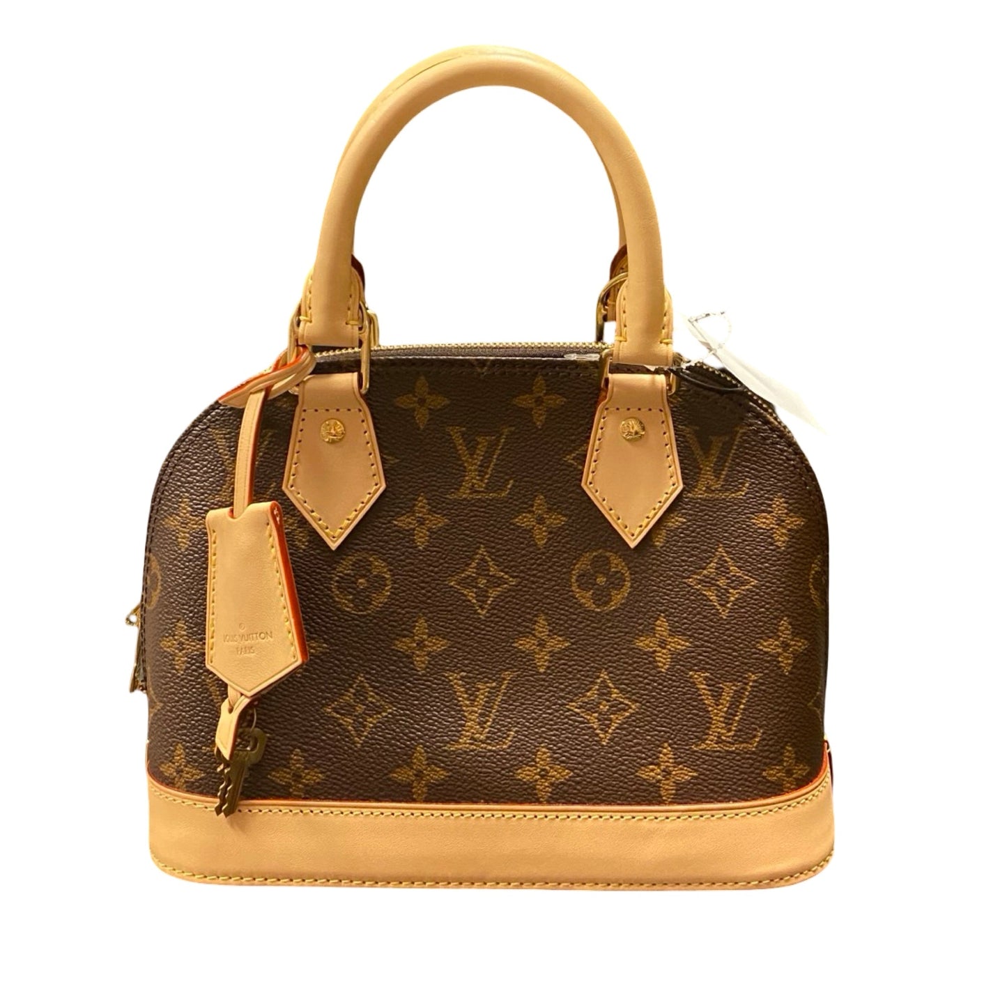 Handbag Luxury Designer By Louis Vuitton In Brown, Size:Medium