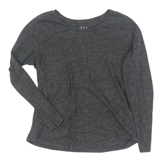 Top Ls Basic By Loft In Grey, Size:L