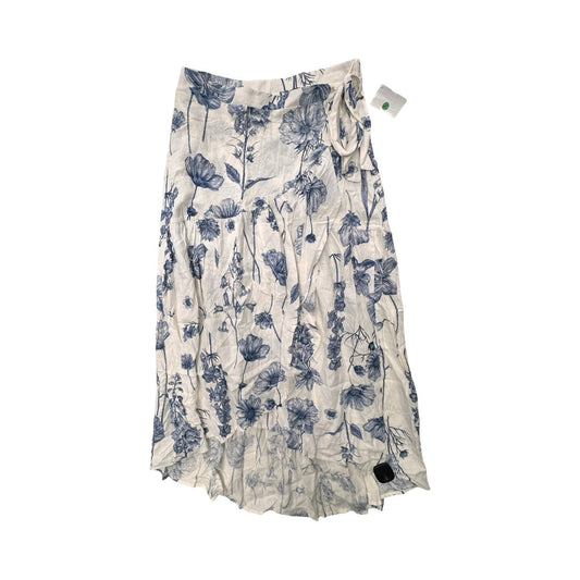 Skirt Maxi By Rachel Zoe In Blue & White, Size:M