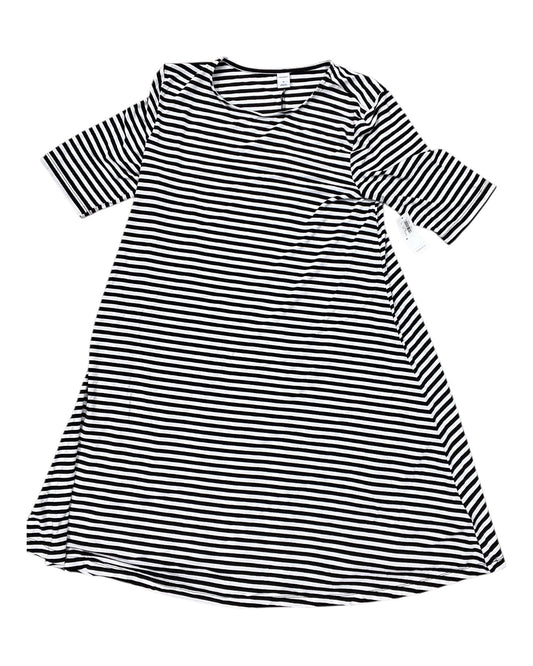 Dress Casual Midi By Old Navy In Black & White, Size:M