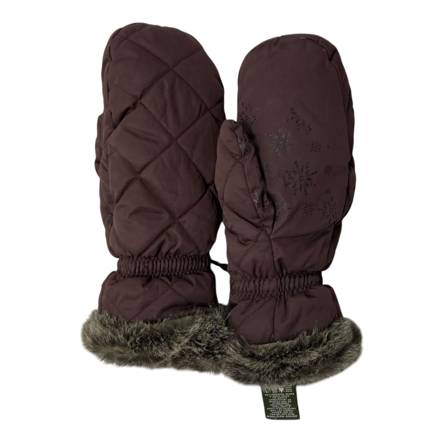 Mittens By Eddie Bauer In Maroon