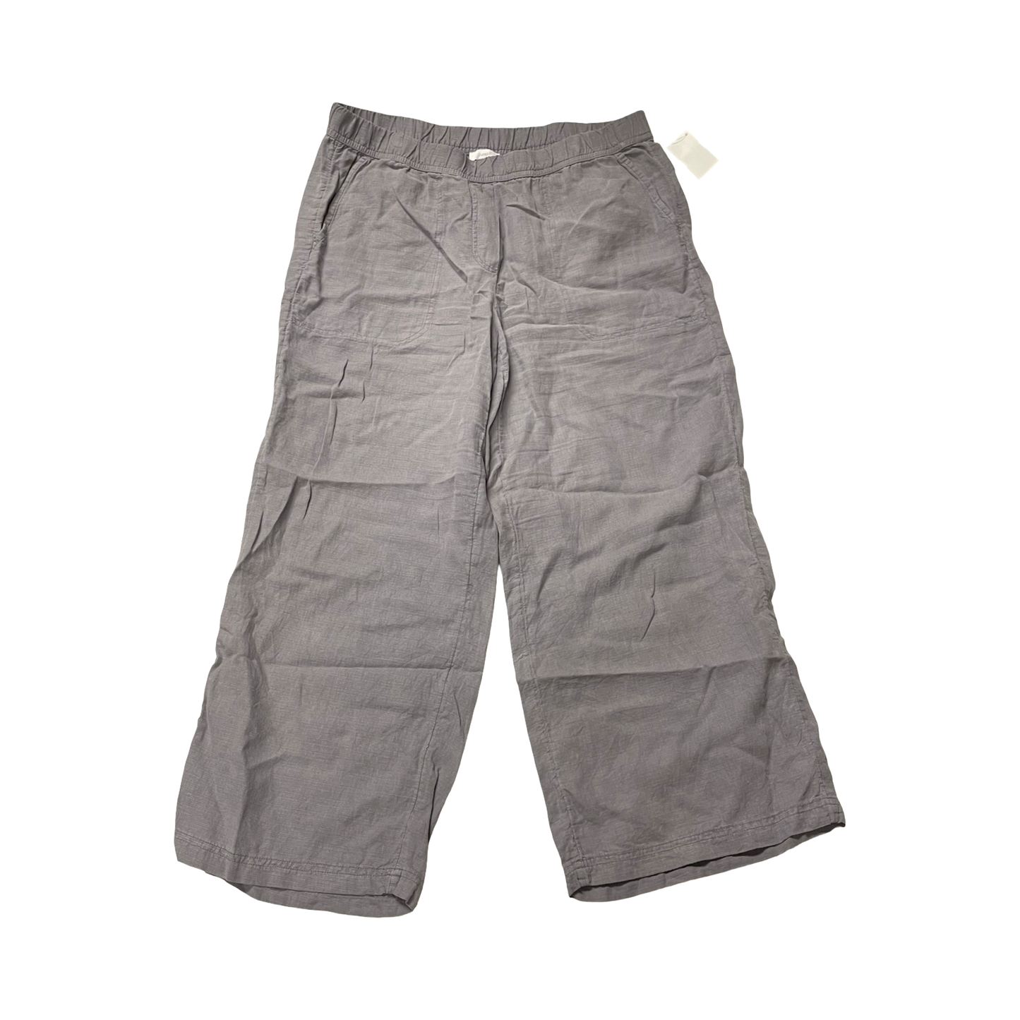 Pants Linen By Pure Jill In Grey, Size:M