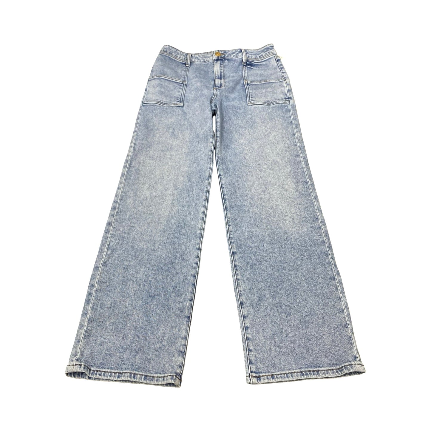 Jeans Wide Leg By Kut In Blue Denim, Size:8