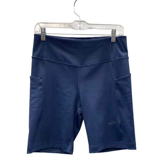 Athletic Shorts By Brooks In Blue, Size:L