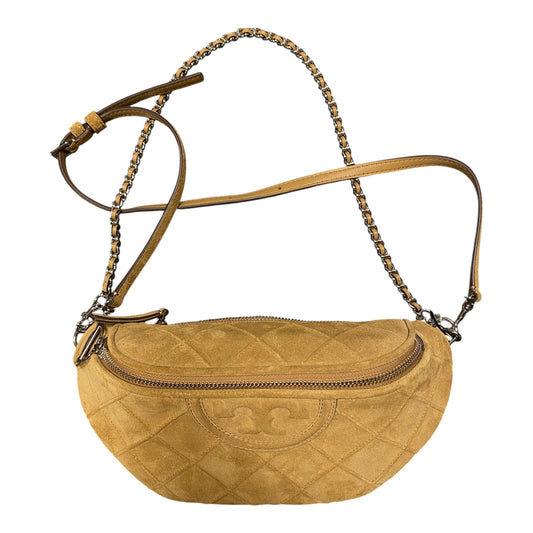Handbag Designer By Tory Burch In Tan, Size:Medium