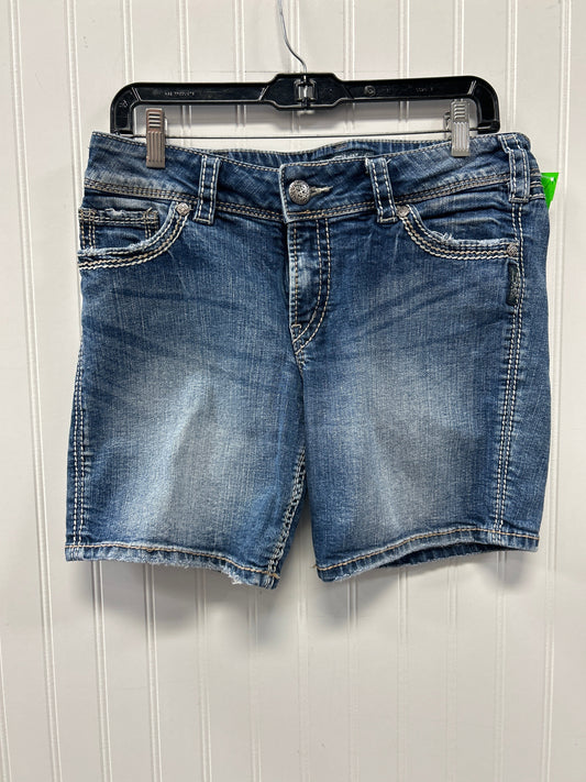 Shorts By Silver In Blue Denim, Size:10