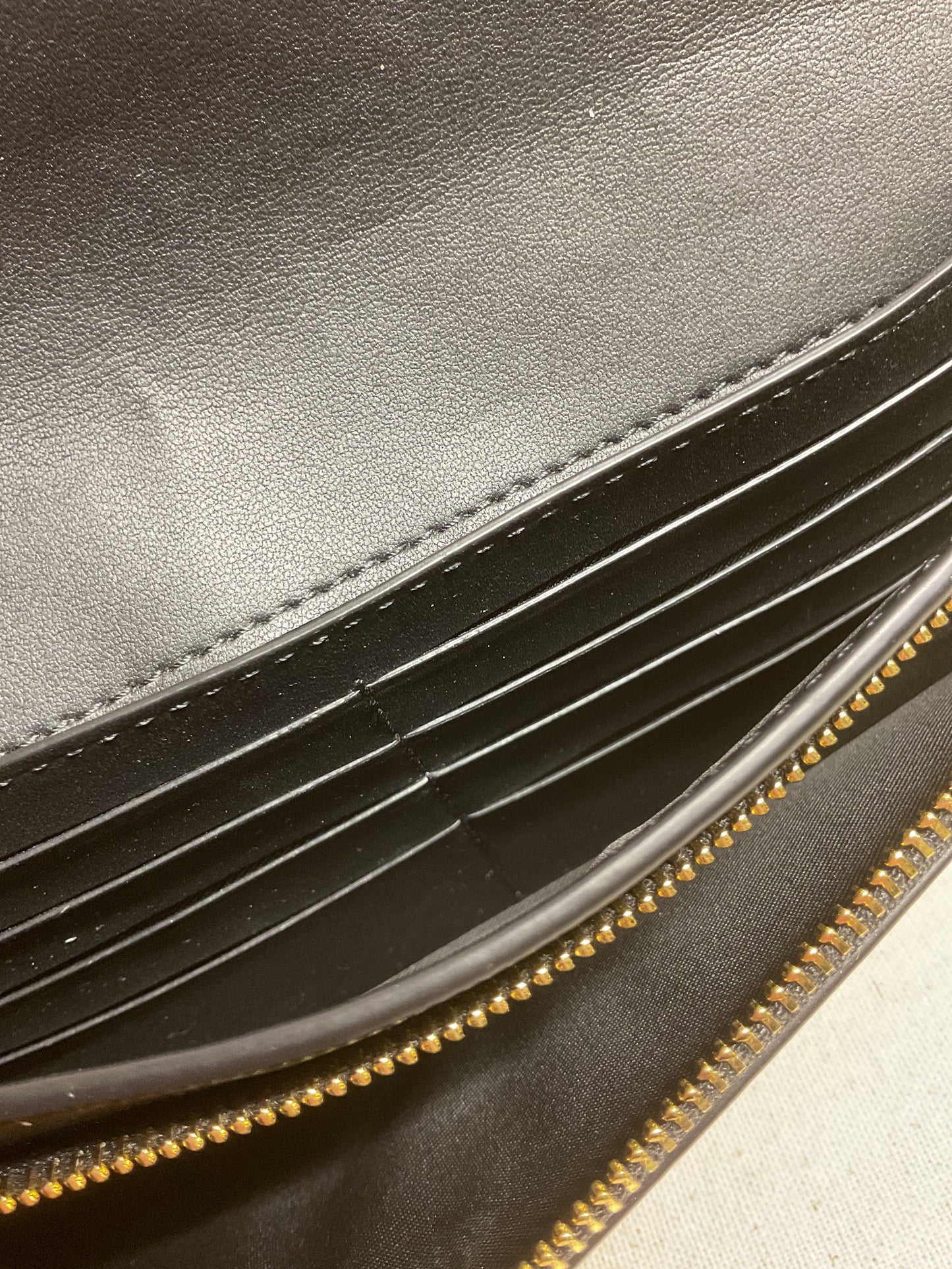 Crossbody Designer By Coach In Black & Brown, Size:Small
