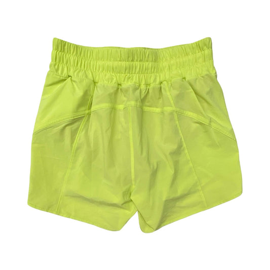 Athletic Shorts By Lululemon In Green, Size:8