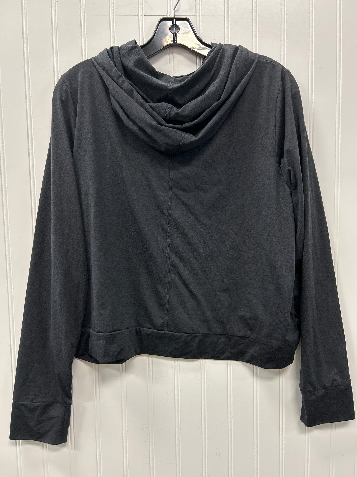 Athletic Top Ls Hoodie By All In Motion In Grey, Size:L