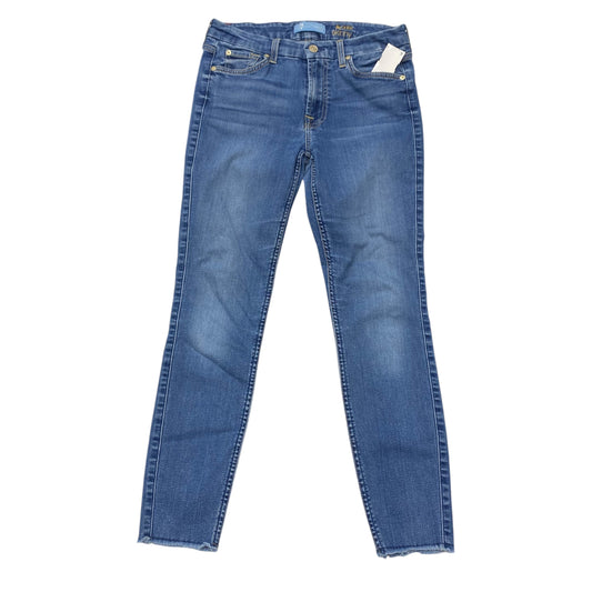 Jeans Skinny By 7 For All Mankind In Blue Denim, Size:6