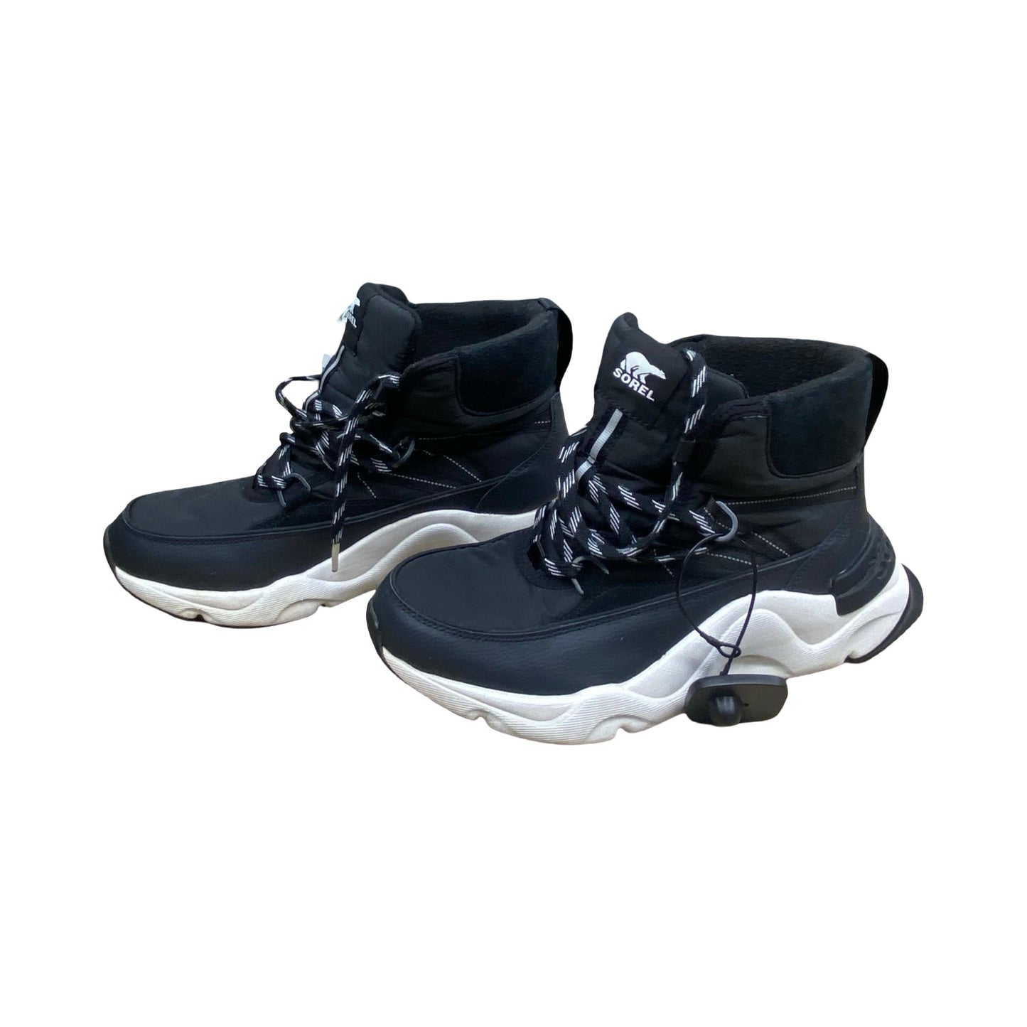 Boots Designer By Sorel In Black & White, Size:10