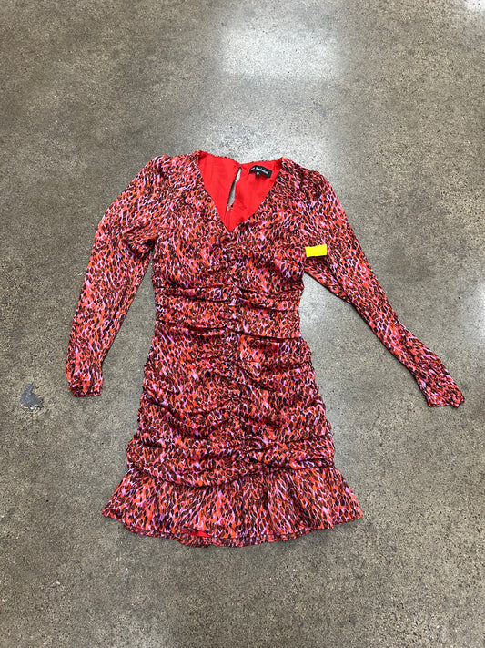 Dress Casual Short By En Saison In Animal Print, Size:Xs