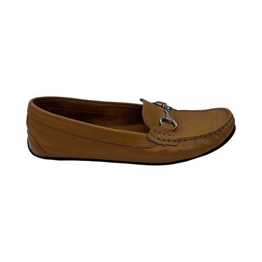 Shoes Flats By Clothes Mentor In Brown, Size:6.5