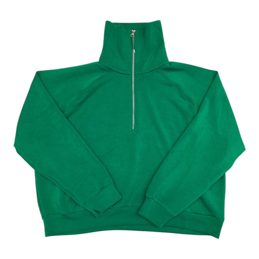 Sweatshirt Collar By Spanx In Green, Size:1X