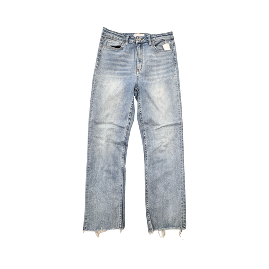 Jeans Straight By Vervet In Blue Denim, Size:8