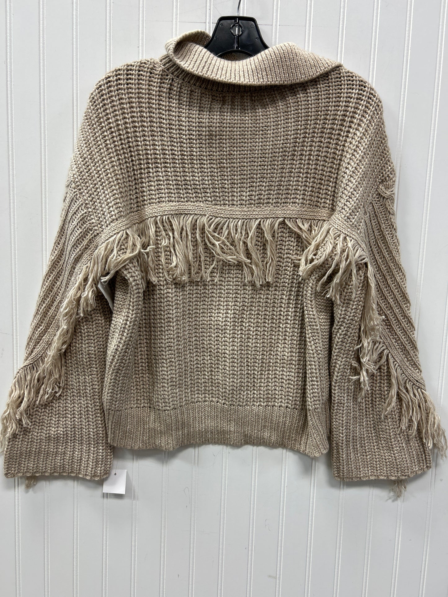 Sweater By Elan In Cream, Size:M