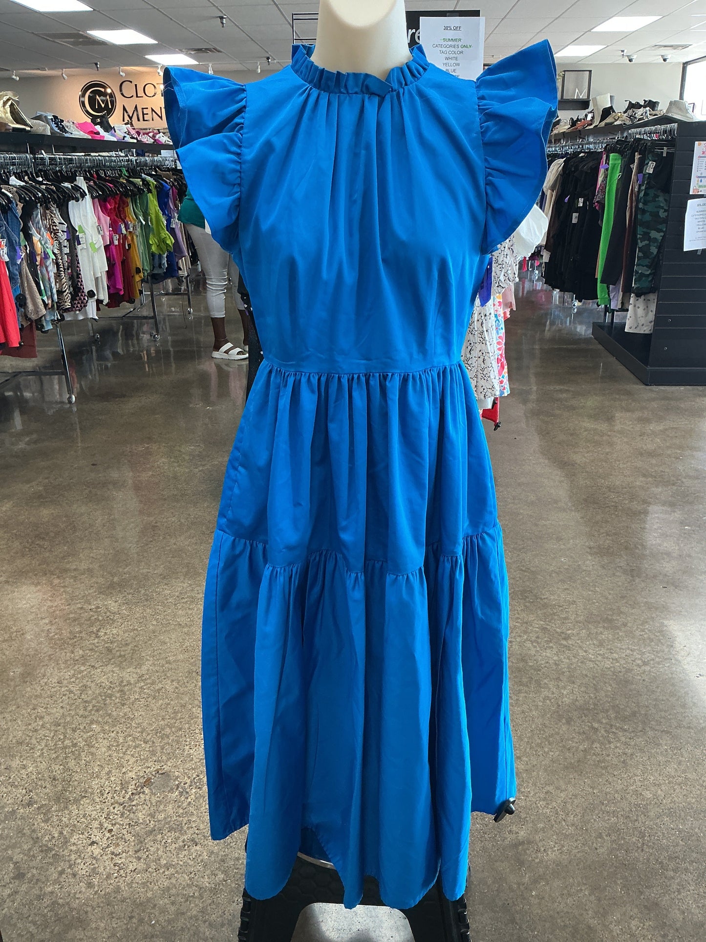 Dress Casual Maxi By Antonio Melani In Blue, Size:4