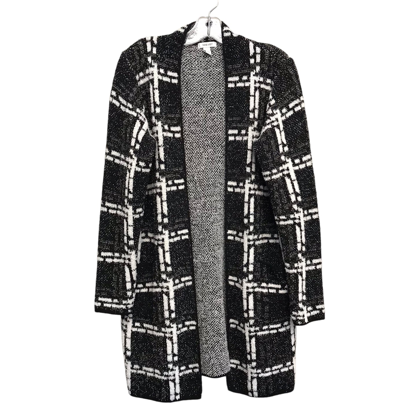 BLACK & WHITE SWEATER CARDIGAN by NINE WEST Size:S