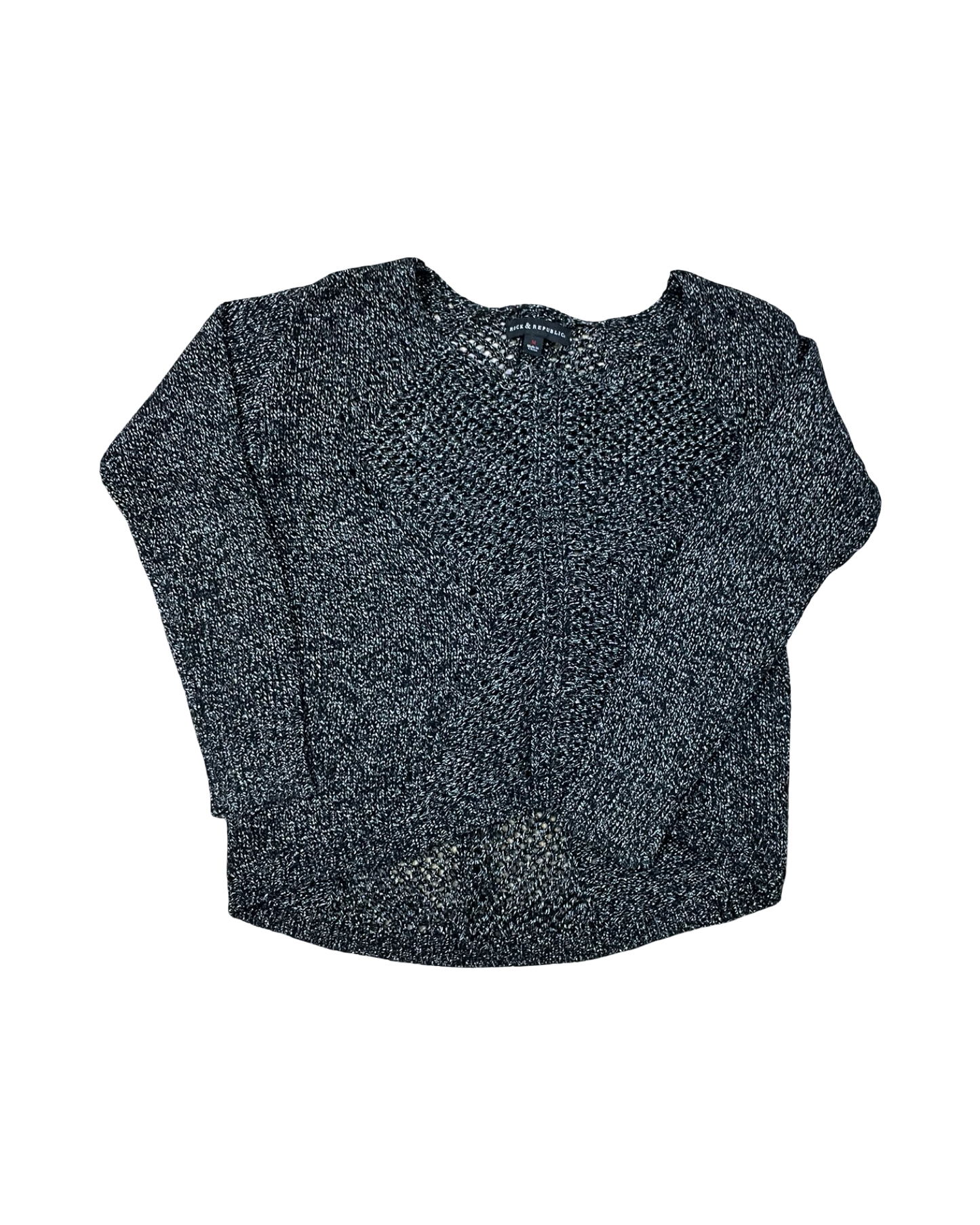 Top Ls By Rock And Republic In Black & Silver, Size:M