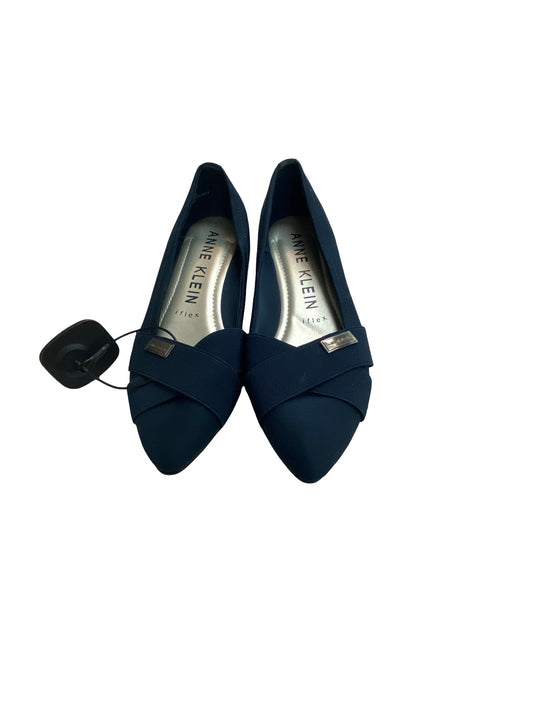 Shoes Flats By Anne Klein In Navy, Size:6.5