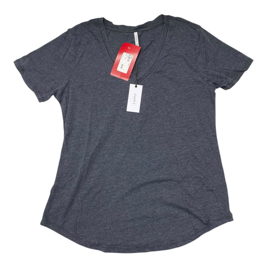 Top Ss Basic By Z Supply In Grey, Size:L