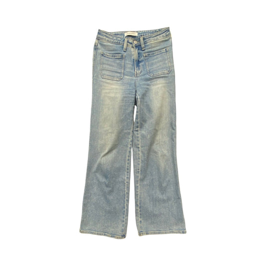 Jeans Wide Leg By Flying Monkey In Blue Denim, Size:0