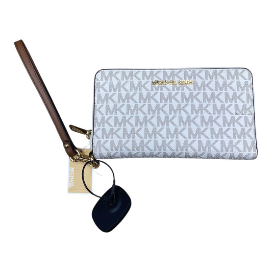 Wallet Designer By Michael Kors In White, Size:Medium