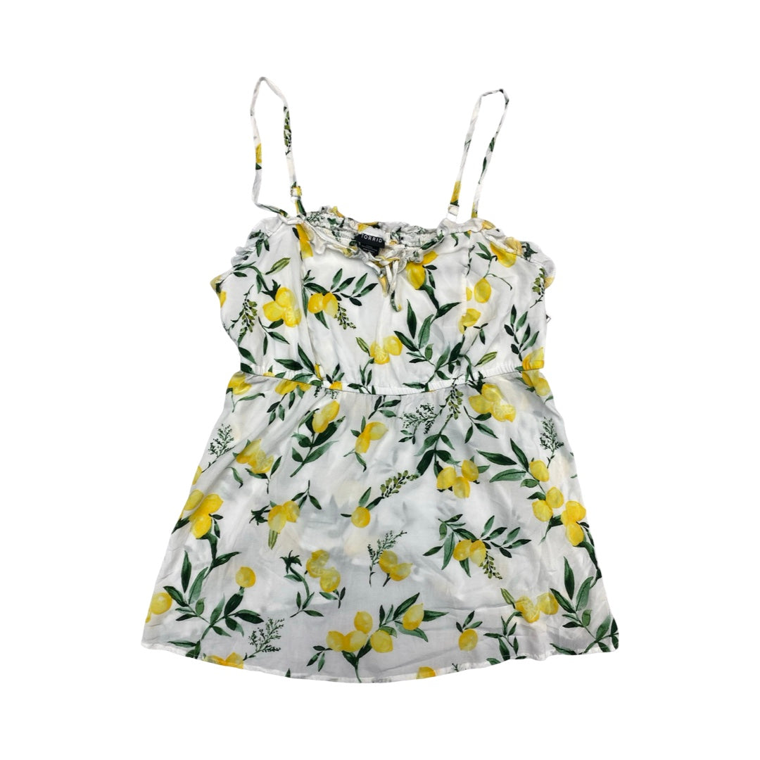 Top Sleeveless By Torrid In Multi, Size:1X