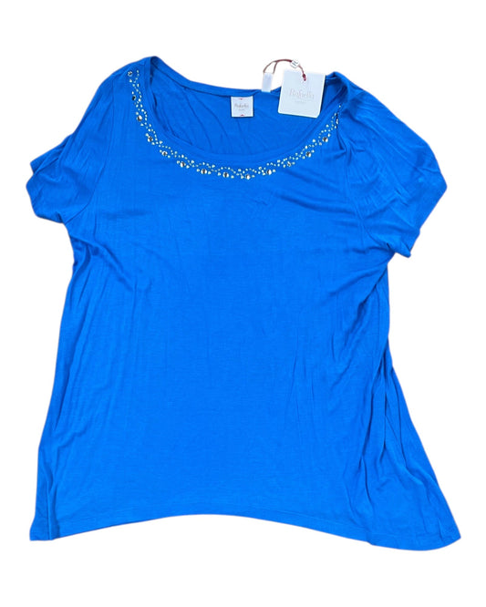 Top Ss By Rafaella In Blue, Size:Xl