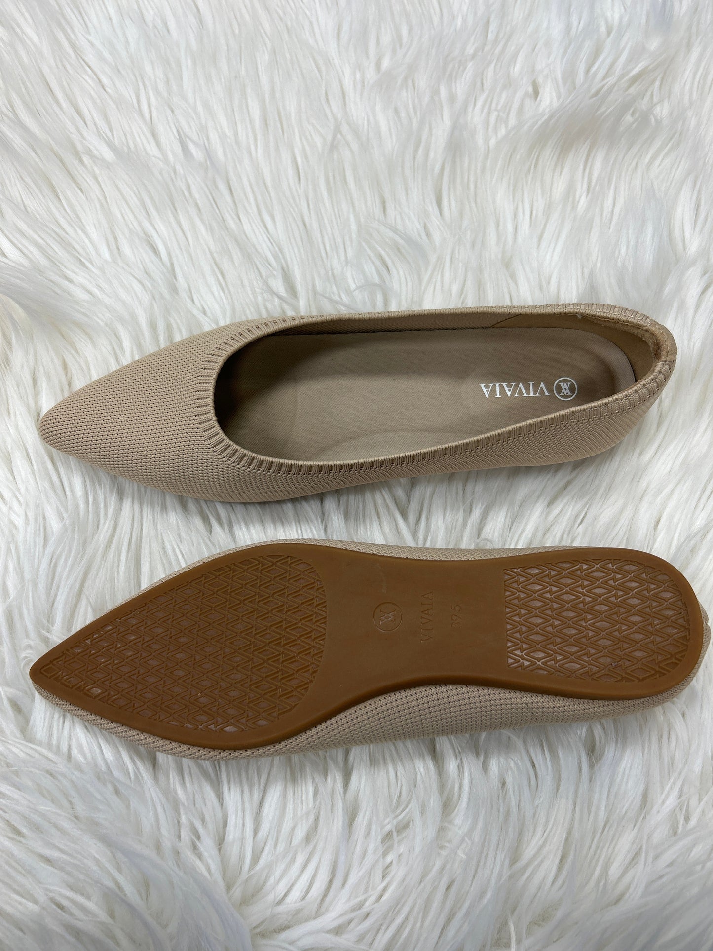 Shoes Flats By Vivaia In Tan, Size:8.5 NEW