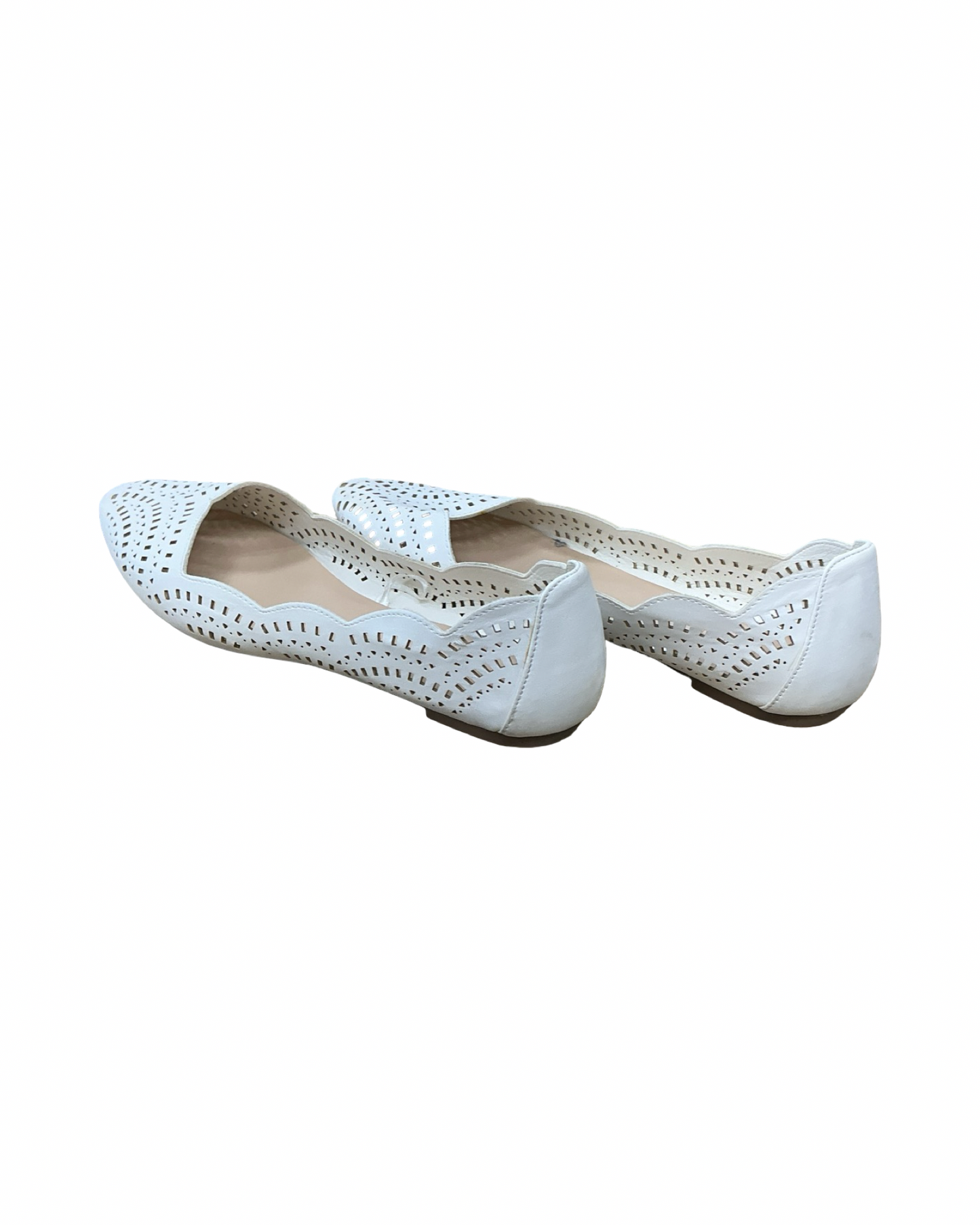 Shoes Flats By Attention In White, Size:8