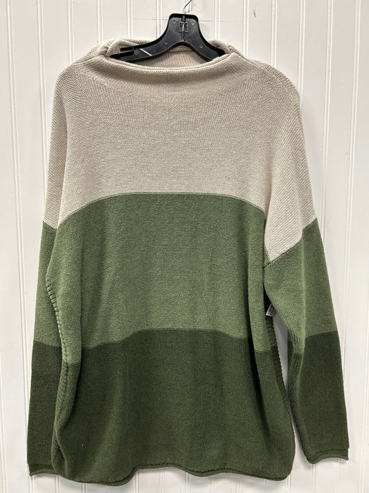 Sweater By Tahari In Green, Size:1X
