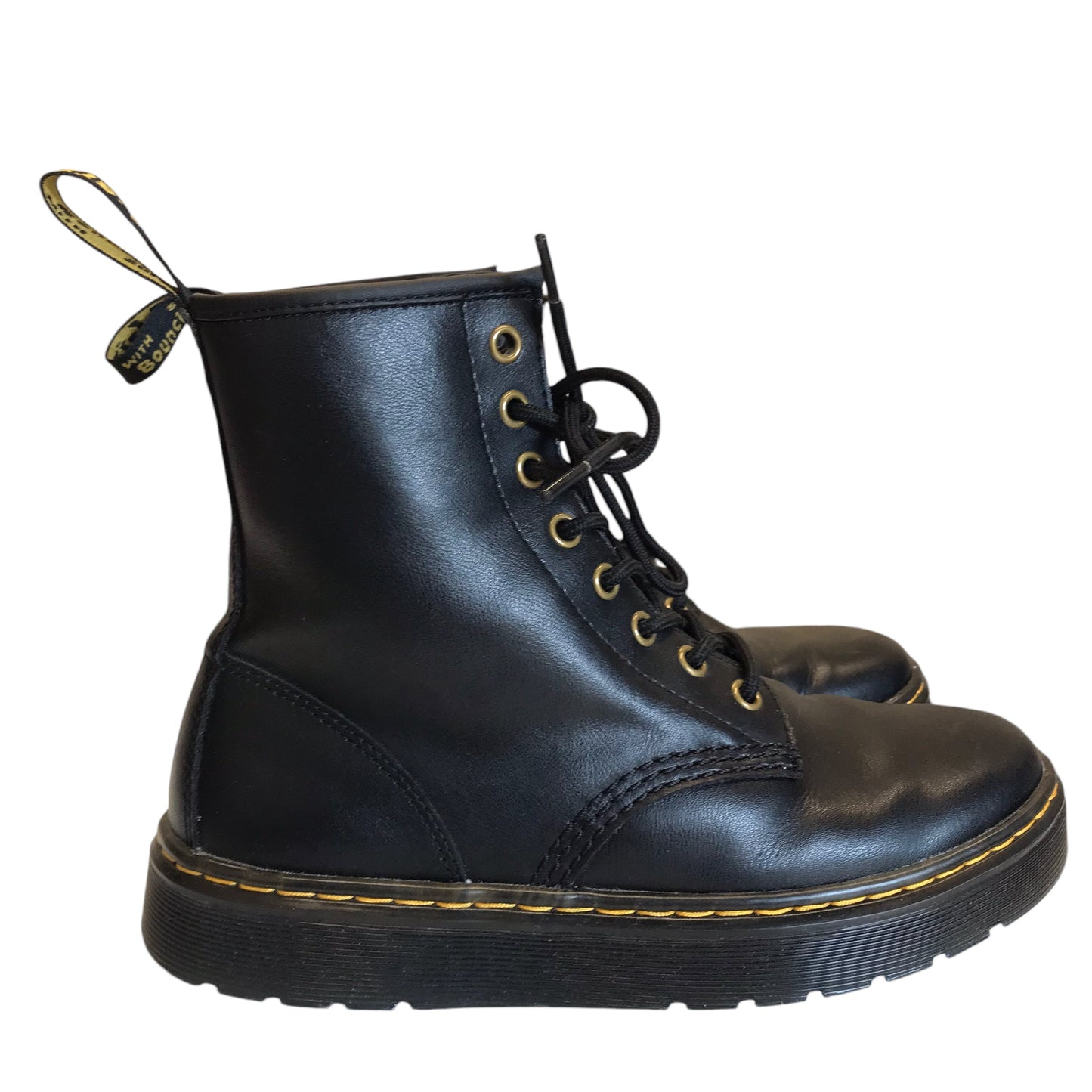 Boots Combat By Dr Martens In Black, Size:6