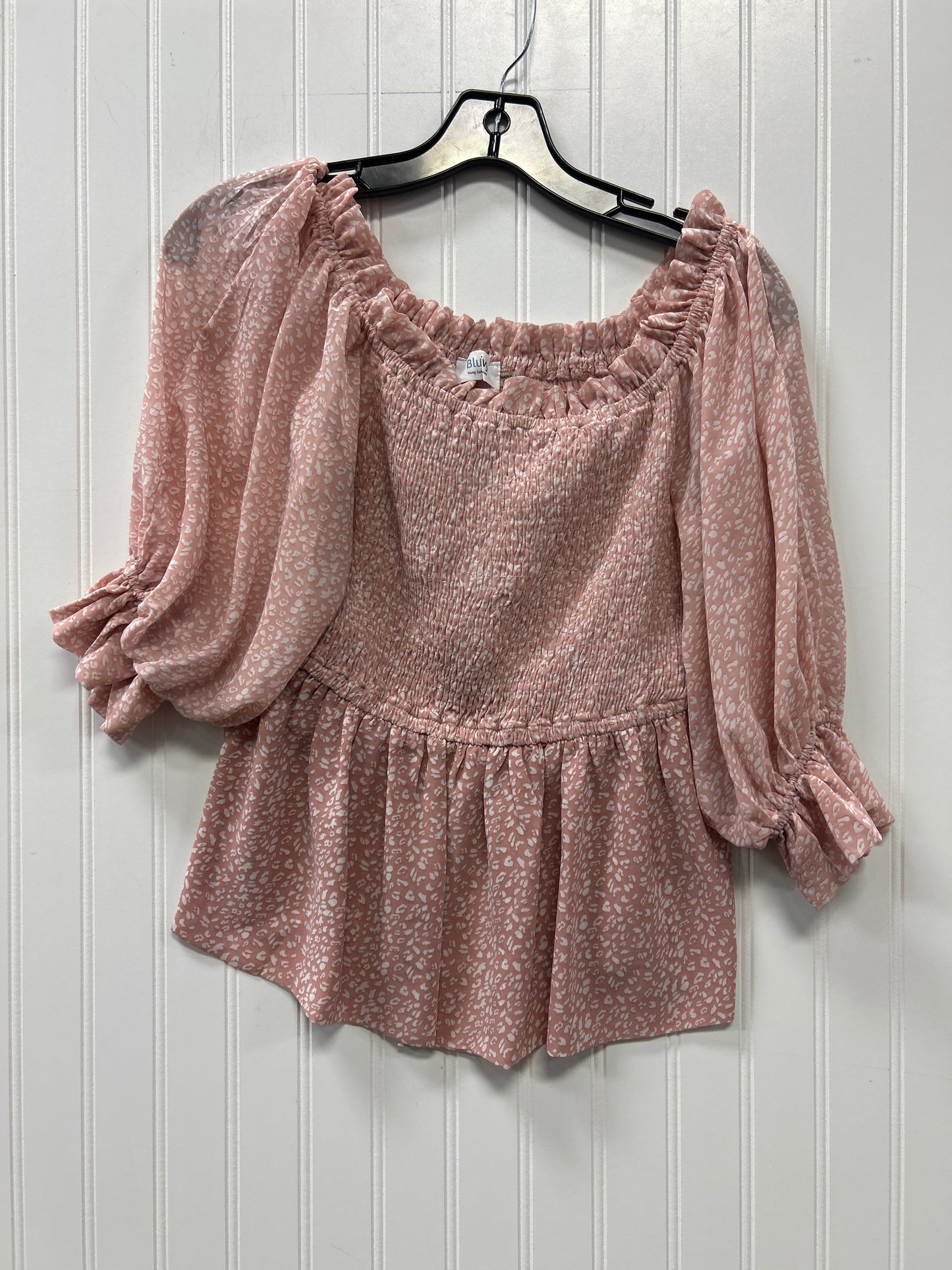 Top Ls By Bluivy In Pink, Size:S