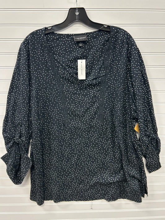 Top Ls By Lane Bryant In Black, Size:2X